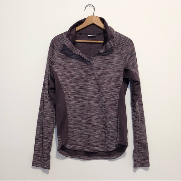 Columbia Purple Space Dyed Women’s Optic Got It II Pullover Size Medium - Picture 2 of 12